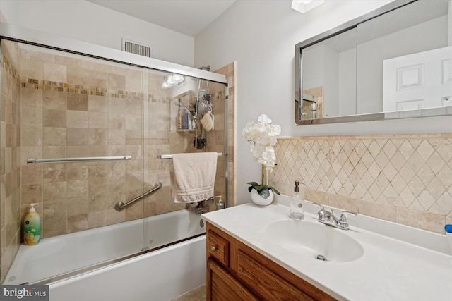 709 Parmentier Rd, Warminster, PA 18974 - full bath featuring combined bath / shower with glass door and vanity