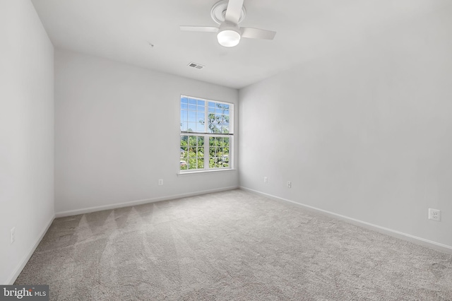 625 Quarry View Ct Unit 208, Reisterstown, MD 21136 - carpeted spare room featuring baseboards and ceiling fan