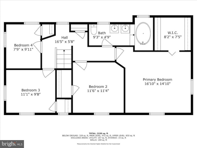 5901 Euclid, Cheverly, MD 20785 - view of floor plan / room layout