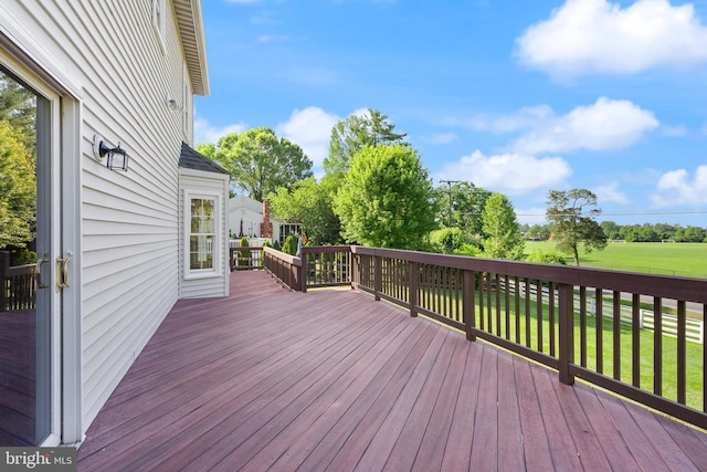 13619 Flintwood Pl, Herndon, VA 20171 - wooden deck with a lawn