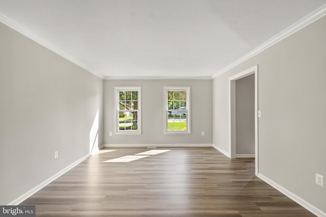 13619 Flintwood Pl, Herndon, VA 20171 - unfurnished room featuring wood finished floors and ornamental molding