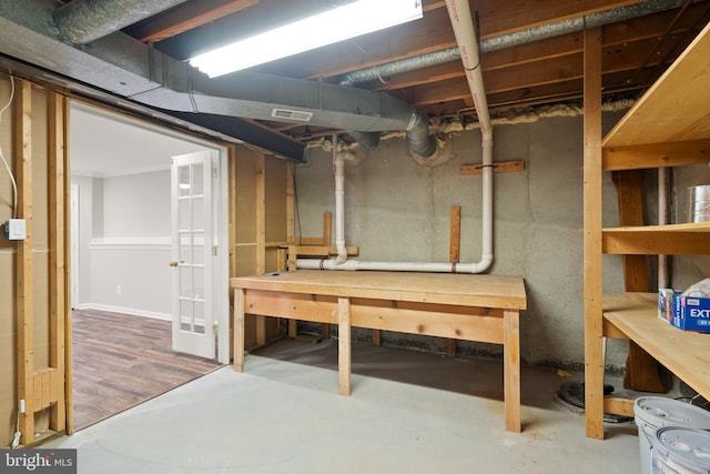 13619 Flintwood Pl, Herndon, VA 20171 - view of unfinished basement