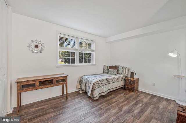 349 Homeland Southway Unit 1A, Baltimore, MD 21212 - bedroom with wood finished floors