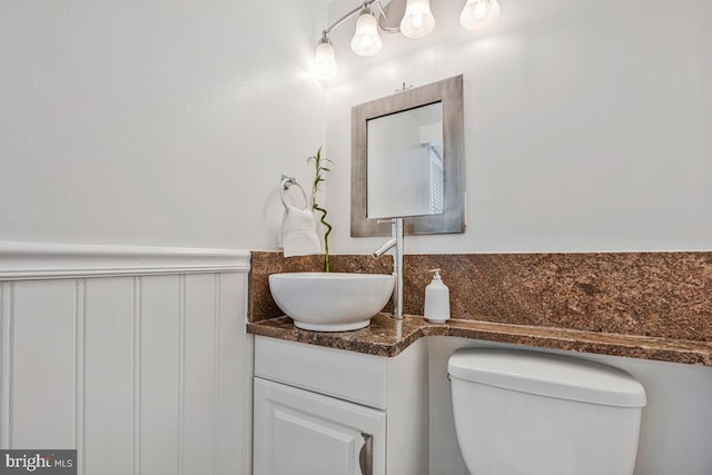 349 Homeland Southway Unit 1A, Baltimore, MD 21212 - half bath with vanity and toilet