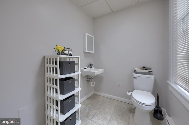 68 Locust St, Lancaster, PA 17602 - bathroom featuring toilet and a drop ceiling