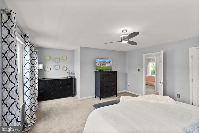 10207 Daylily Ct, Manassas, VA 20110 - bedroom with carpet floors and a ceiling fan