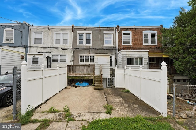 363 E Sharpnack St, Philadelphia, PA 19119 - rear view of property featuring a wooden deck and brick siding