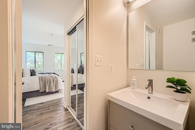 108 W Barre St Unit R 48, Baltimore, MD 21201 - ensuite bathroom with vanity and wood finished floors