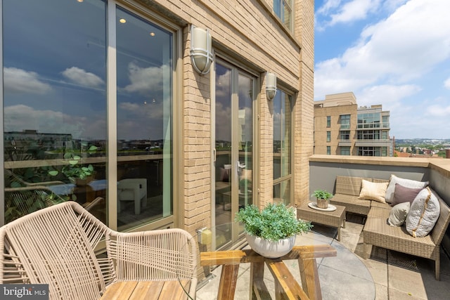 301 Massachusetts Ave NW Unit 1103, Washington, DC 20001 - balcony with an outdoor living space