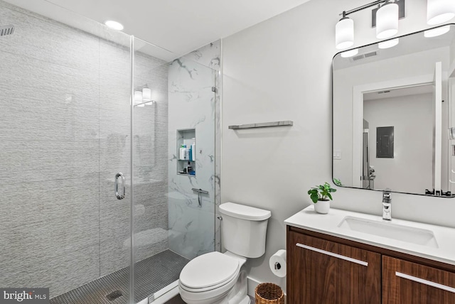1471 Harvard St NW Unit 2, Washington, DC 20009 - bathroom featuring vanity and a stall shower