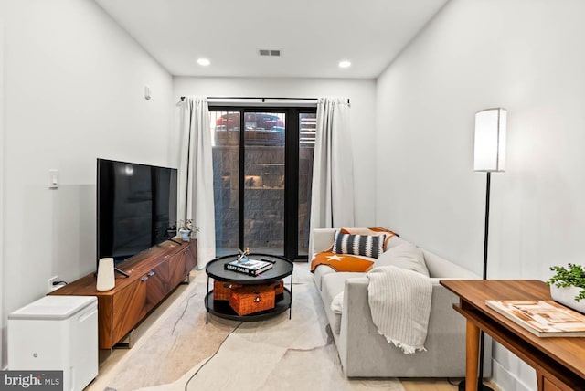 1471 Harvard St NW Unit 2, Washington, DC 20009 - living room featuring recessed lighting