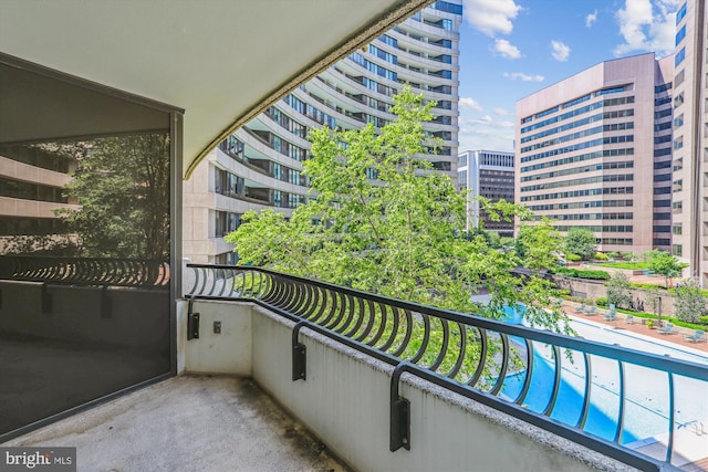1200 Crystal Dr Unit 514, Arlington, VA 22202 - balcony with a view of city