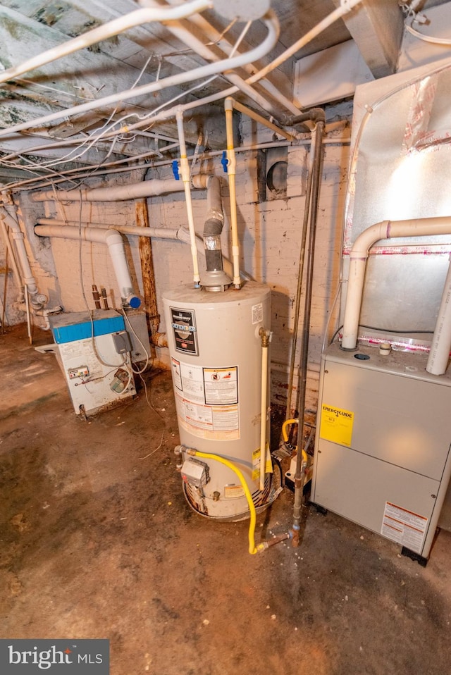 2149 Harford Rd, Baltimore, MD 21218 - utilities featuring water heater and heating unit