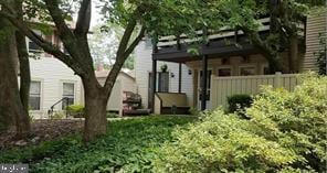 2835 Chablis Cir Unit 20, Woodbridge, VA 22192 - back of property featuring a vegetable garden