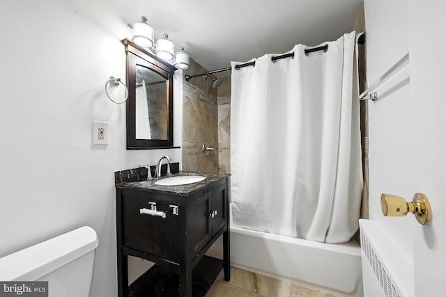 922 24th St NW Unit 504, Washington, DC 20037 - full bathroom with shower / tub combo, vanity, and radiator