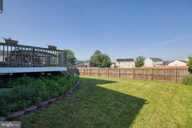323 Swatara Creek Dr, Jonestown, PA 17038 - fenced backyard featuring a deck