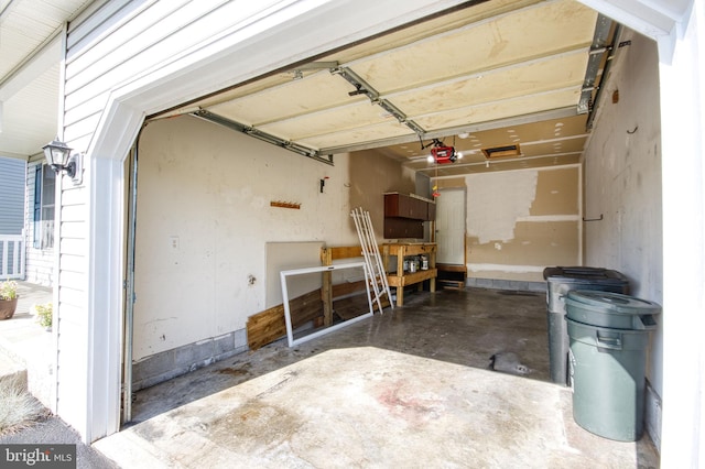 323 Swatara Creek Dr, Jonestown, PA 17038 - garage featuring a garage door opener