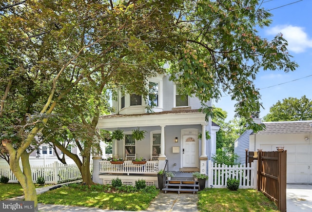 30 Race Ave, Lancaster, PA 17603 - view of front of home featuring a porch and a garage