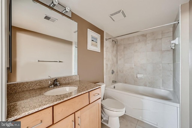 414 Water St Unit 2814, Baltimore, MD 21202 - bathroom featuring vanity, tile patterned flooring, and washtub / shower combination