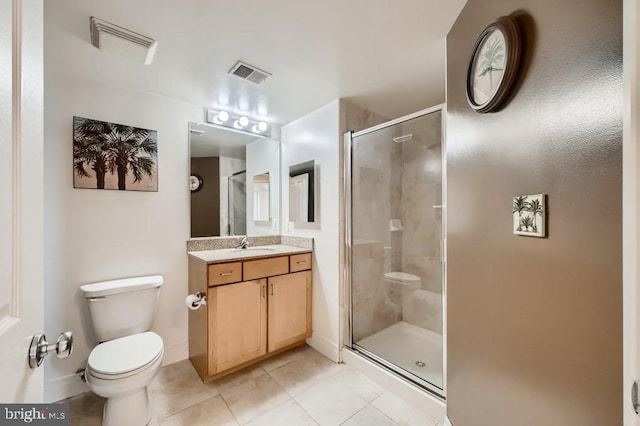 414 Water St Unit 2814, Baltimore, MD 21202 - full bath with tile patterned flooring, vanity, and a shower stall