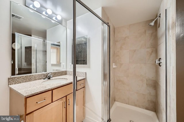 414 Water St Unit 2814, Baltimore, MD 21202 - bathroom with a stall shower and vanity