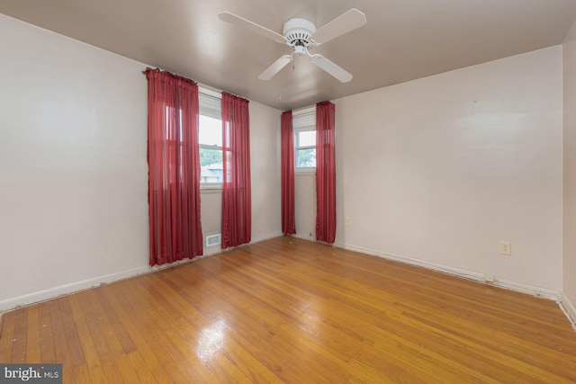 19 Timber Creek Rd, Stratford, NJ 08084 - spare room featuring wood-type flooring and ceiling fan