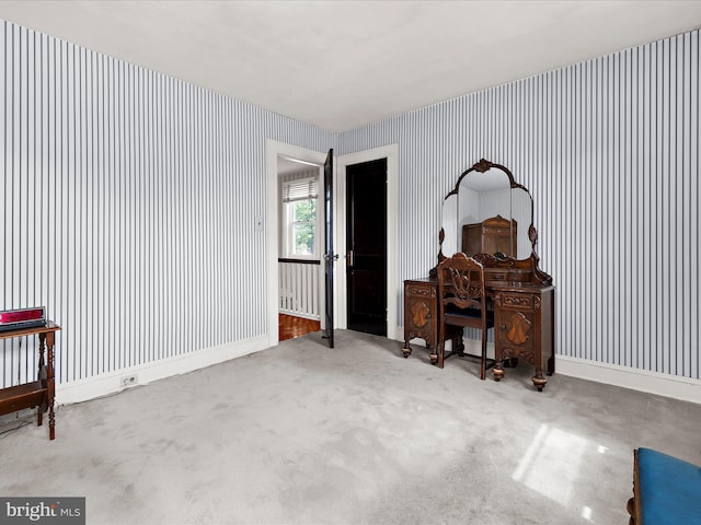 5000 Levindale Rd, Baltimore, MD 21215 - carpeted bedroom featuring wallpapered walls