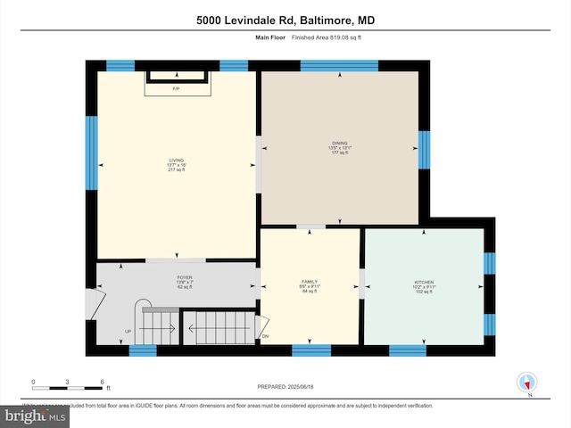 5000 Levindale Rd, Baltimore, MD 21215 - view of property floor plan