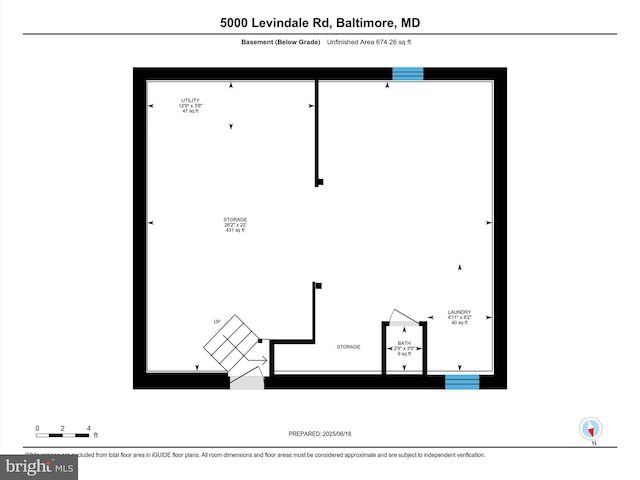 5000 Levindale Rd, Baltimore, MD 21215 - view of room layout