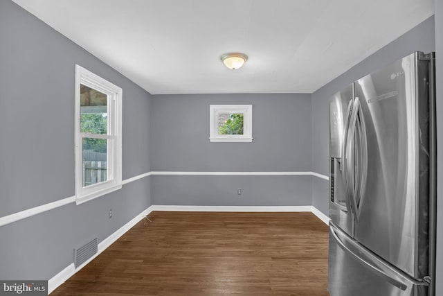 1233 E Ave, Abington, PA 19001 - spare room with dark wood-style flooring and baseboards