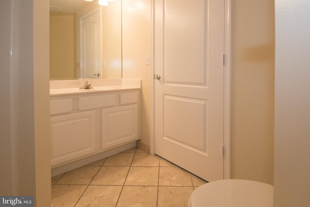 901 N Monroe St Unit 308, Arlington, VA 22201 - half bath featuring vanity and tile patterned flooring