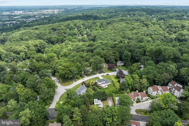 527 Berwyn Baptist Rd, Berwyn, PA 19312 - drone / aerial view of a heavily wooded area