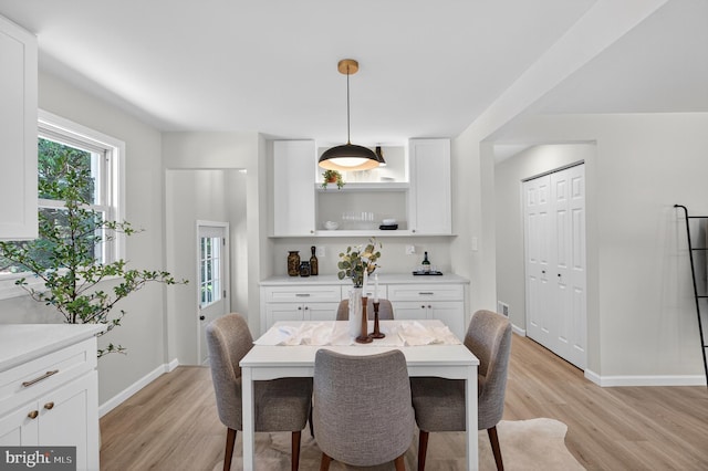 3803 Kayson St, Silver Spring, MD 20906 - dining area featuring light wood-style flooring