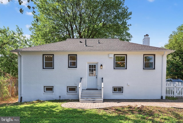 3803 Kayson St, Silver Spring, MD 20906 - rear view of property with a chimney
