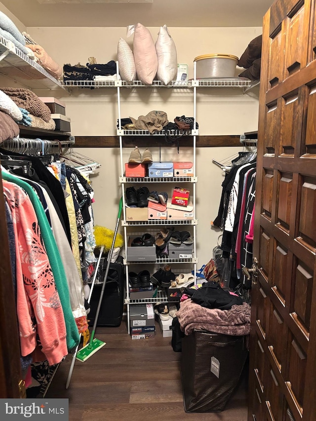 166 Centura, Cherry Hill, NJ 08003 - walk in closet featuring wood finished floors