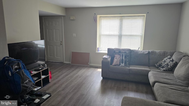 2622 Cranberry Cir, Harrisburg, PA 17110 - living room with healthy amount of natural light and wood finished floors