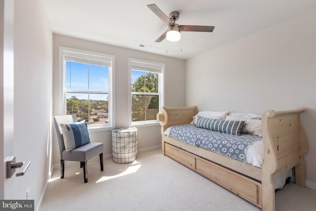 324 Star Tavern Ln, West Chester, PA 19382 - carpeted bedroom with baseboards and ceiling fan