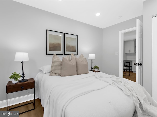 9300 Bellbeck Rd, Baltimore, MD 21234 - bedroom featuring wood finished floors and recessed lighting