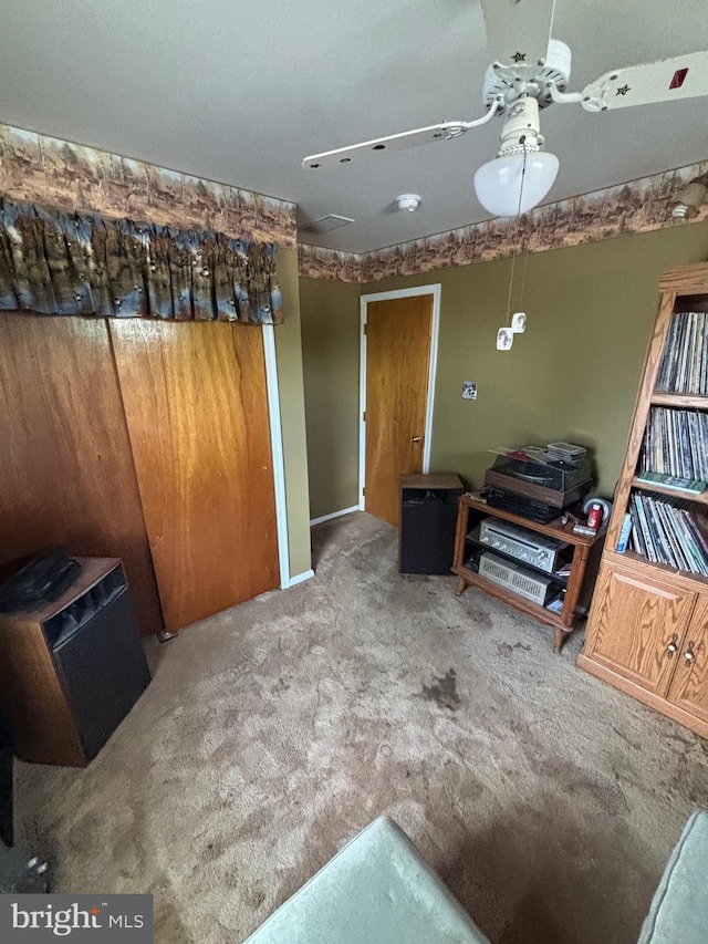21 N Davis Ave, Audubon, NJ 08106 - bedroom featuring carpet floors and a ceiling fan