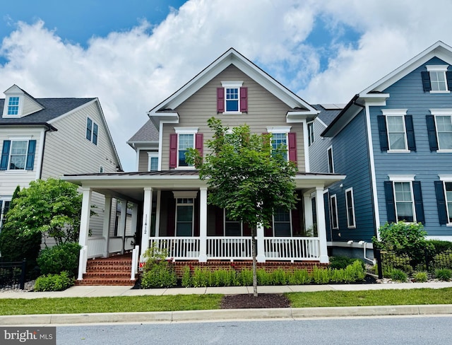 11412 Dairy St, Fulton, MD 20759 - view of front of home with covered porch