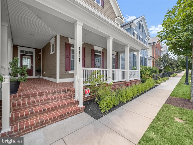 11412 Dairy St, Fulton, MD 20759 - view of exterior entry with covered porch