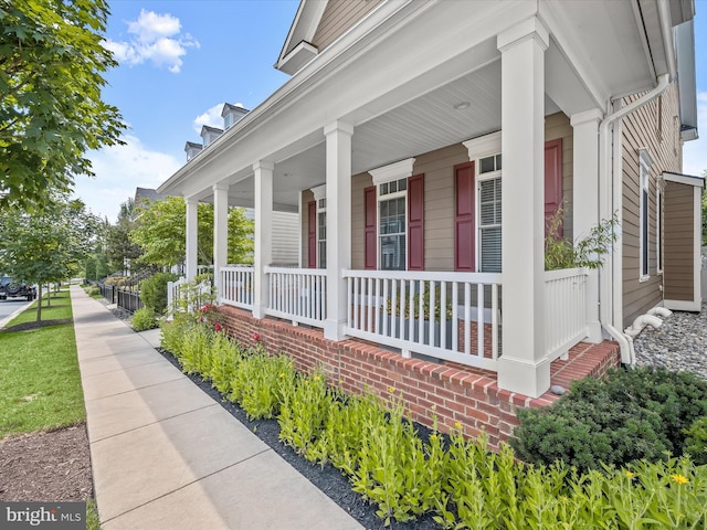 11412 Dairy St, Fulton, MD 20759 - view of side of property featuring covered porch