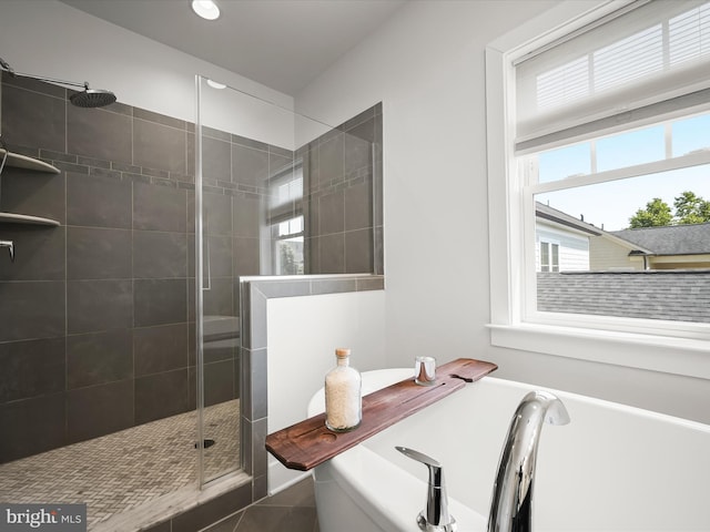 11412 Dairy St, Fulton, MD 20759 - full bath featuring a stall shower and recessed lighting