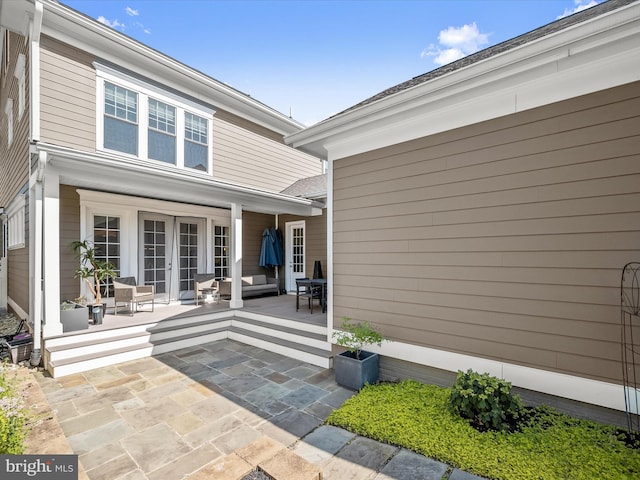 11412 Dairy St, Fulton, MD 20759 - view of patio with french doors