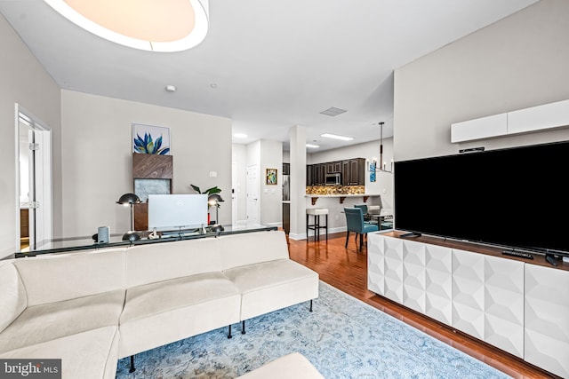 605 N Atlantic Ave Unit 104, Collingswood, NJ 08108 - living room with wood finished floors and recessed lighting