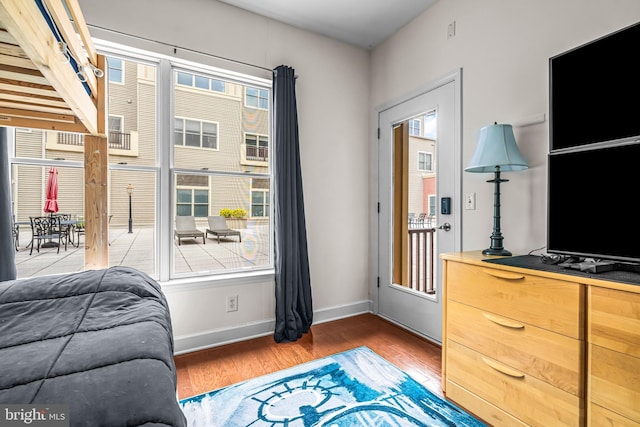 605 N Atlantic Ave Unit 104, Collingswood, NJ 08108 - bedroom featuring wood finished floors and baseboards