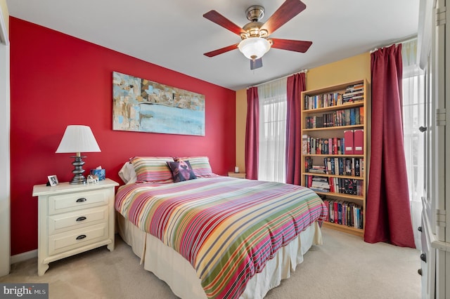 236 Cambridge Pl, Chalfont, PA 18914 - bedroom featuring light carpet and a ceiling fan