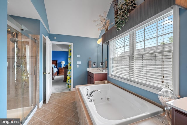 236 Cambridge Pl, Chalfont, PA 18914 - ensuite bathroom with vanity, a stall shower, and healthy amount of natural light