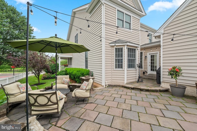 236 Cambridge Pl, Chalfont, PA 18914 - view of patio featuring an outdoor hangout area