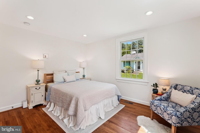 720 E Stephens Ln, Purcellville, VA 20132 - bedroom with wood finished floors and recessed lighting